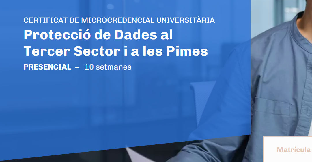 Curs protecció de dades tercer sector