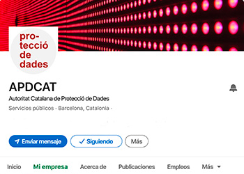 The APDCAT launches a new profile on LinkedIn
