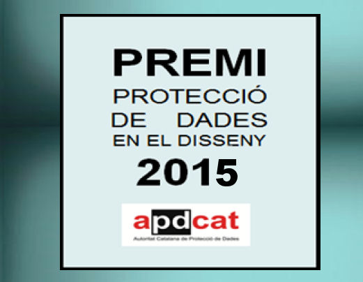 Premi Protecció de Dades en el Disseny 2015